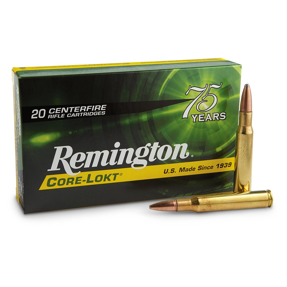 Remington CORE-LOKT, .30-06 Springfield, PSP, 180 Grain Of 500 Rounds.